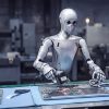 Unitree H2 Roboter in der Fabrik