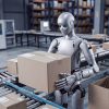 Unitree H2 Roboter Materialhandhabung