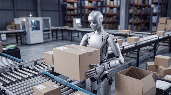Unitree H2 Roboter Materialhandhabung